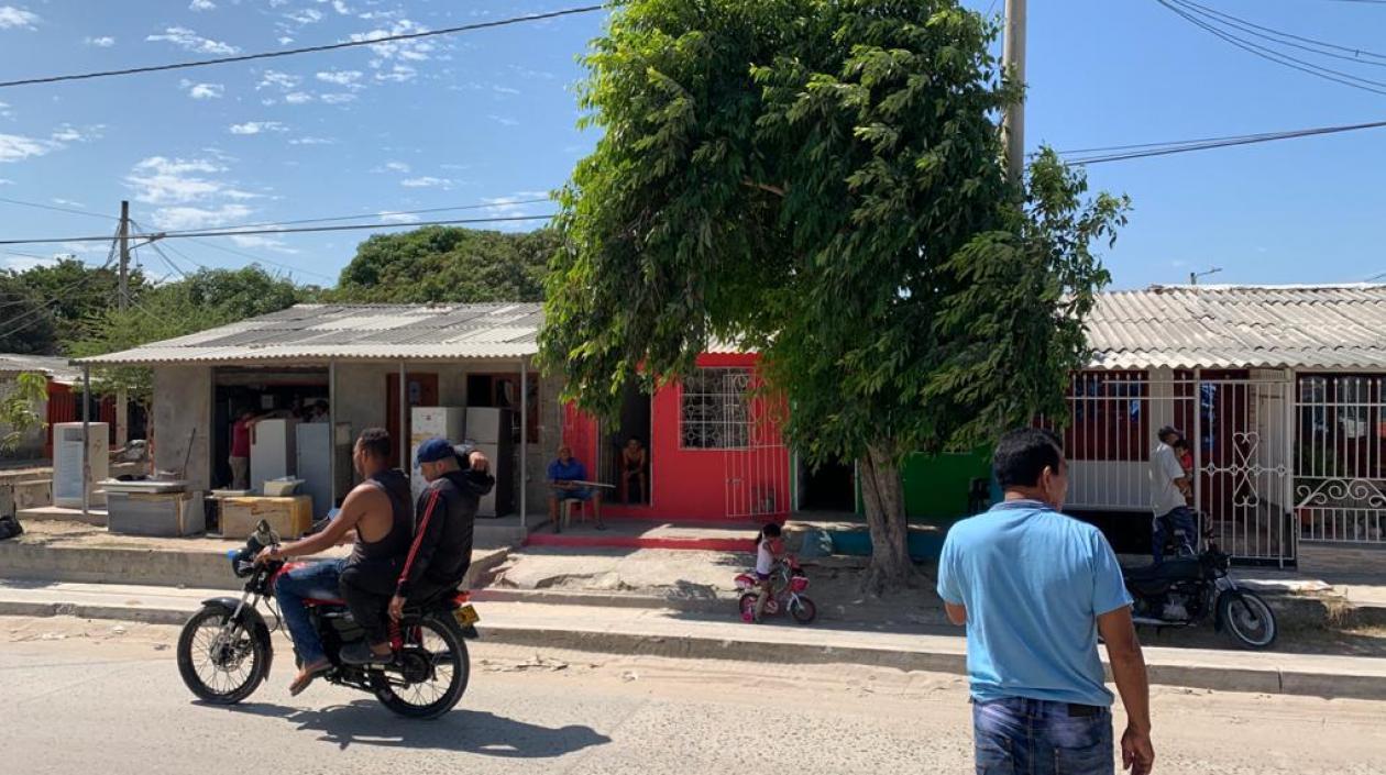 En este sector de Villa Sol se presentó el atraco a los reporteros.