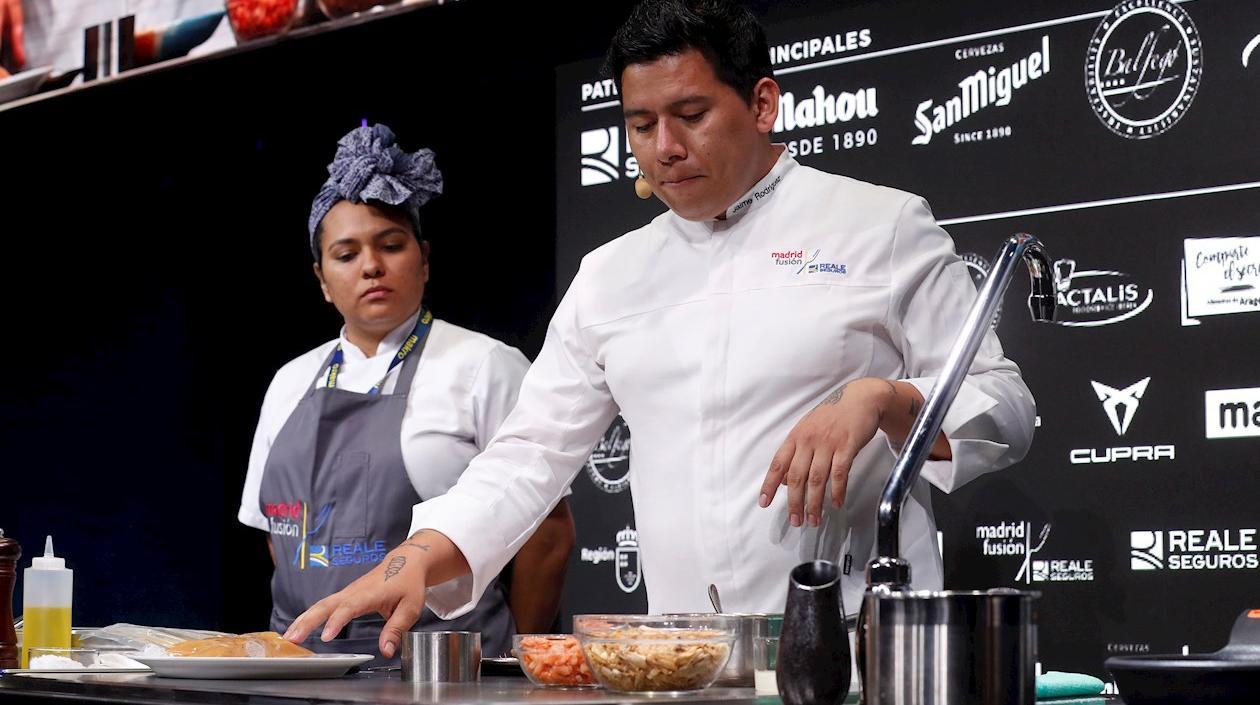 El chef colombiano Jaime Rodríguez (Celele).