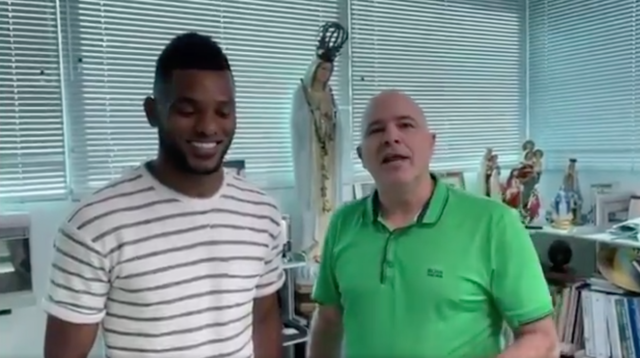 Miguel Ángel Borja y Christian Daes.