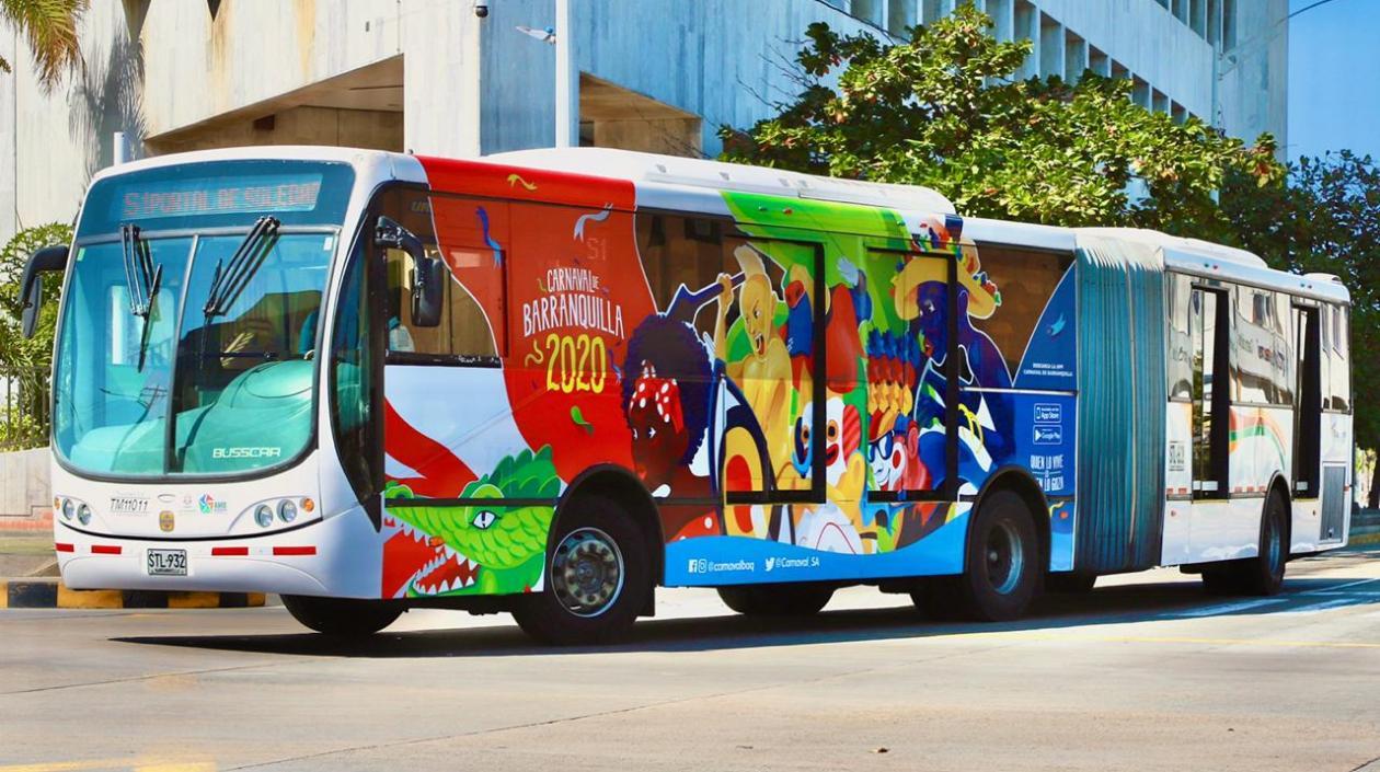 El ‘Bus Carnavalero'.