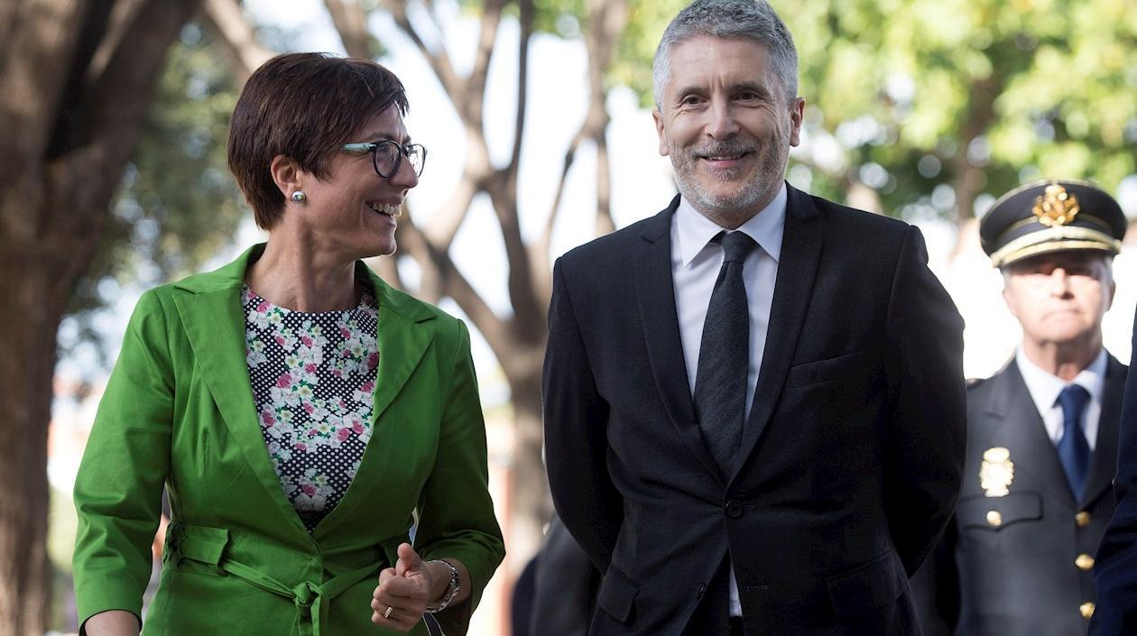 María Gámez (izquierda).