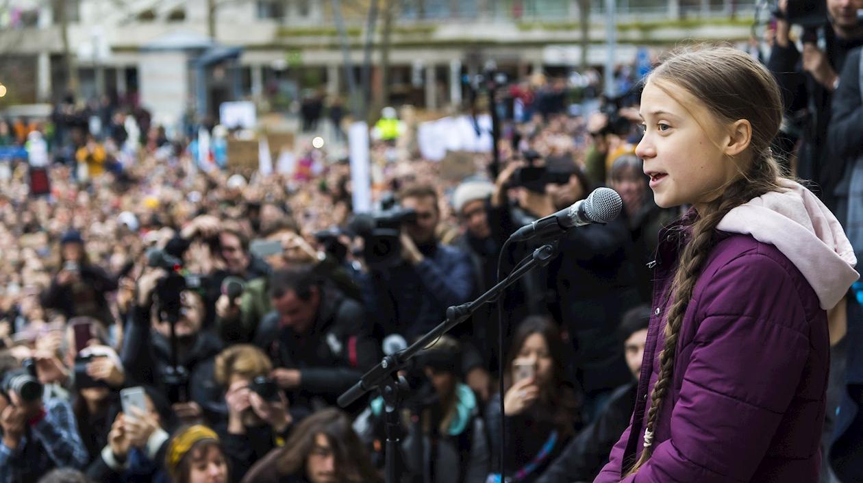 La activista sueca Greta Thunberg.