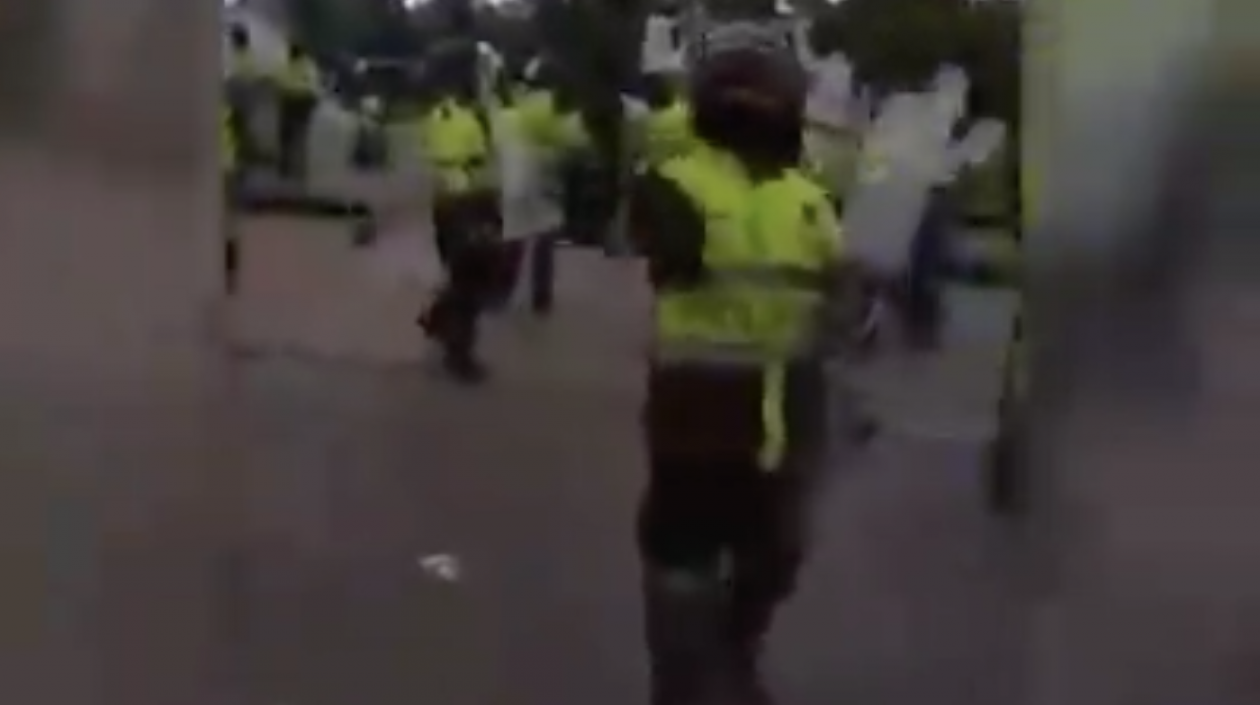 Momento del incidente.