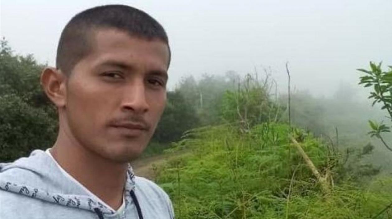 El dirigente sindical campesino Yordan Tovar.