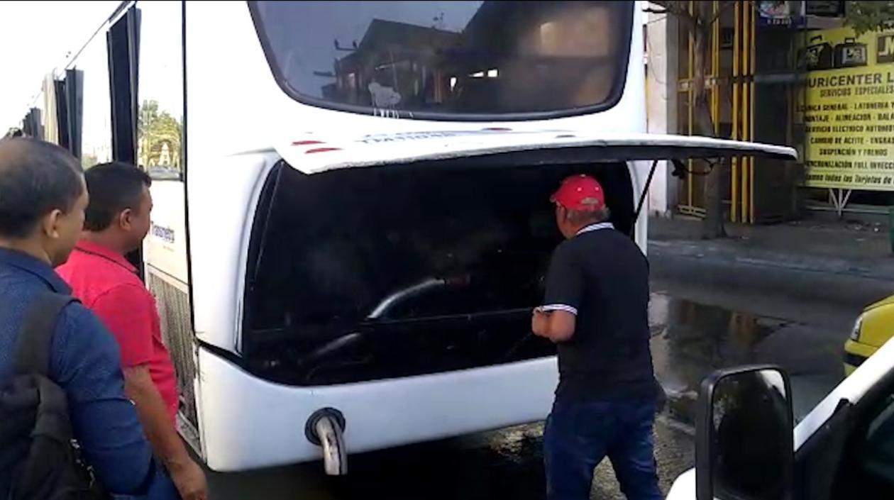 Momentos del incidente. 