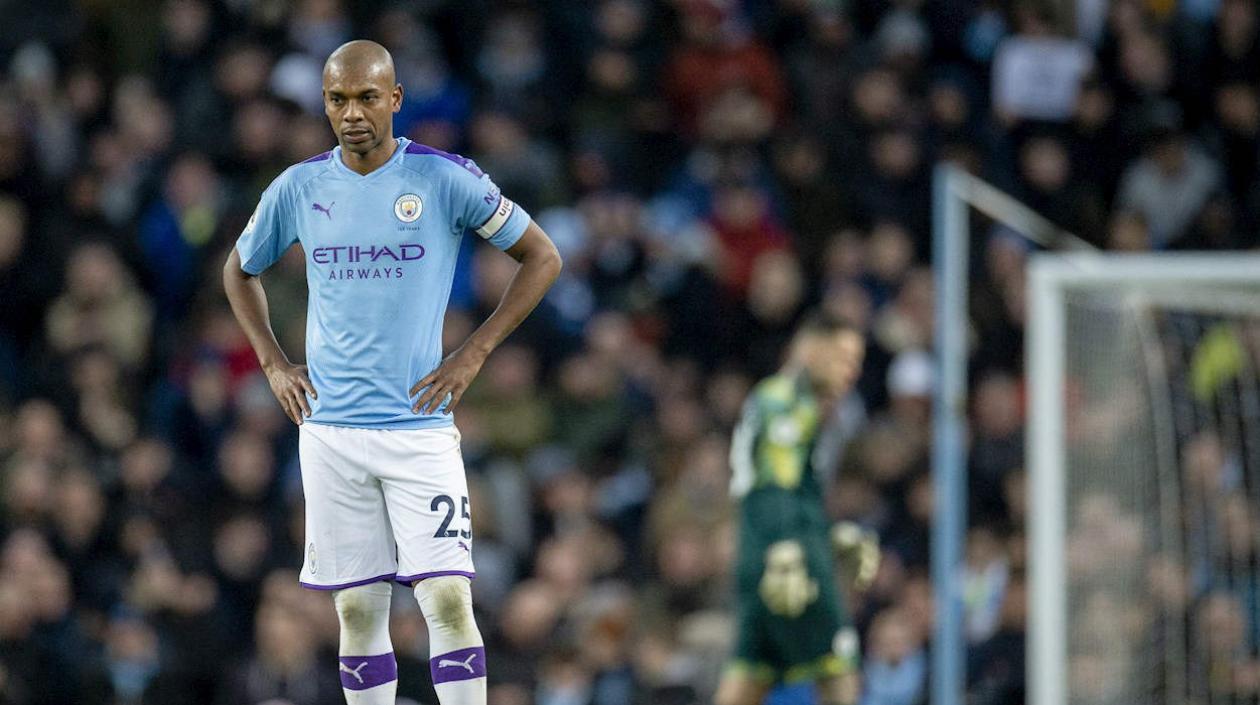 Fernandinho, volante brasileño. 