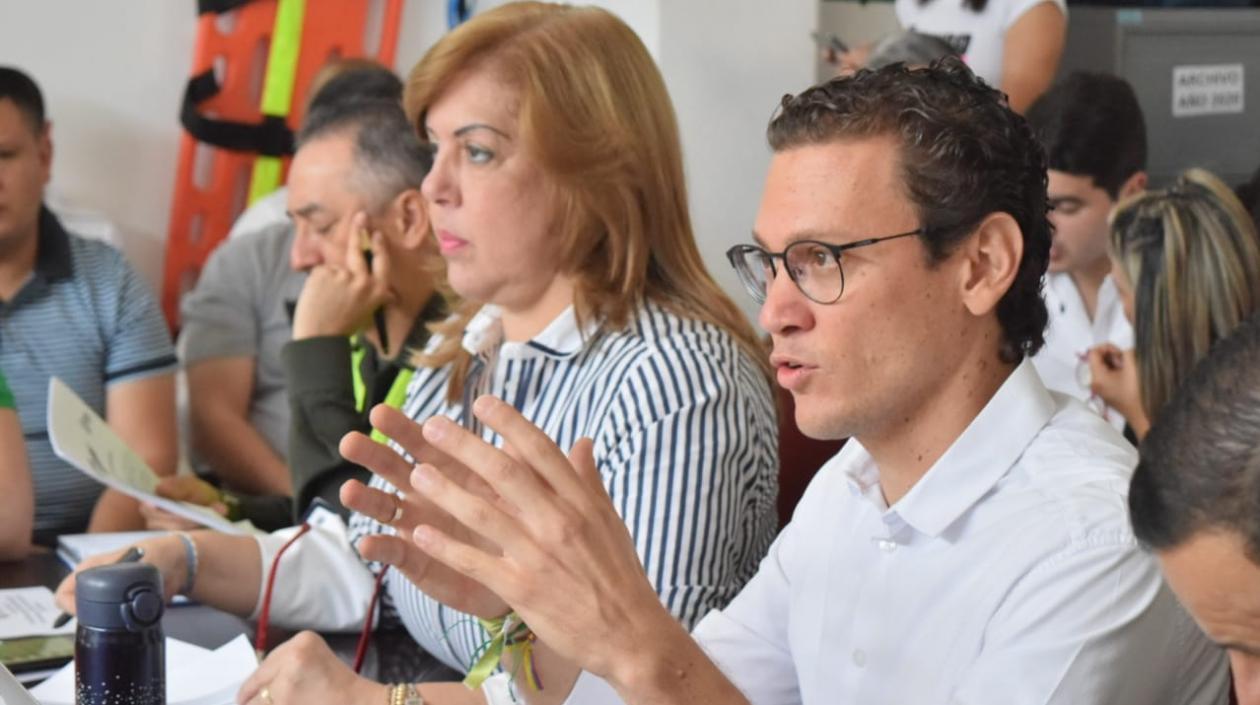 La Gobernadora del Valle del Cauca, Clara Luz Roldán. 