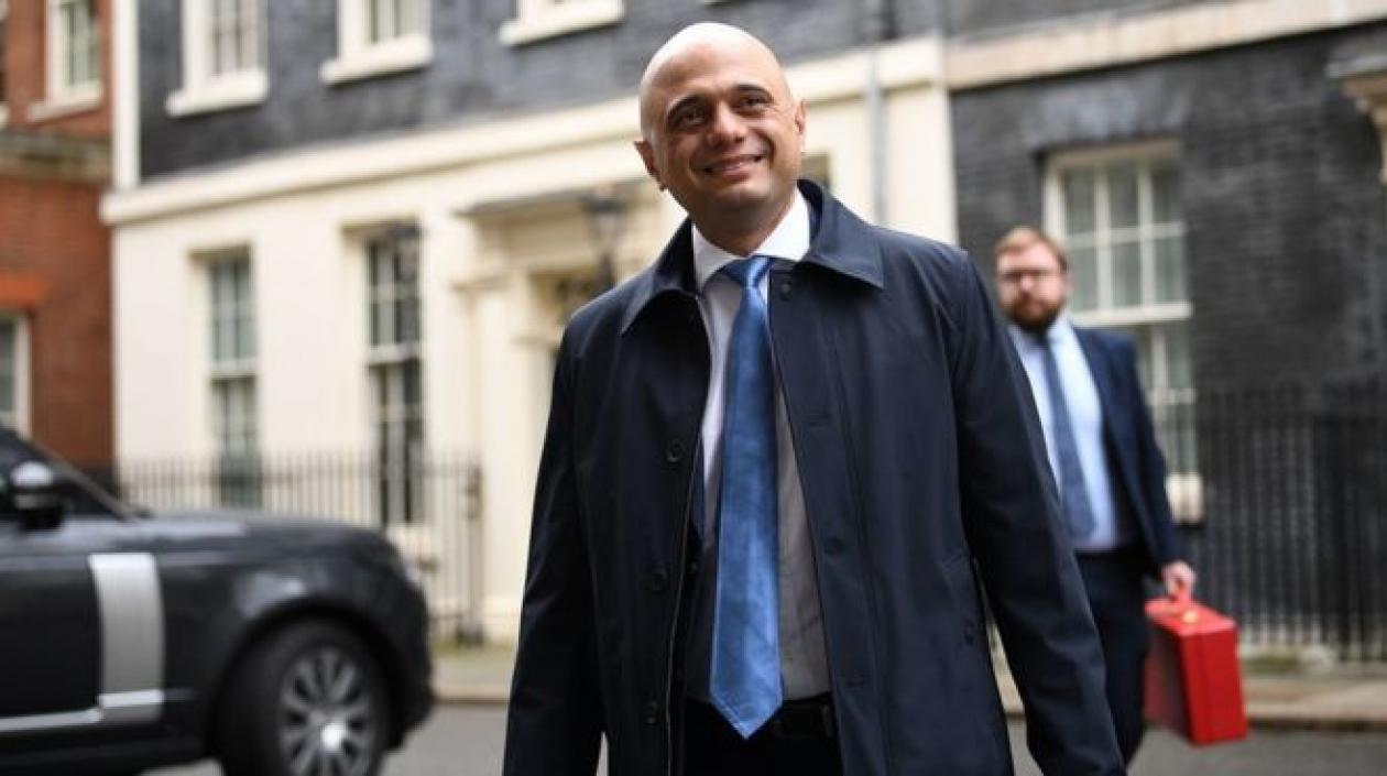 El ministro británico de Economía, Sajid Javid.
