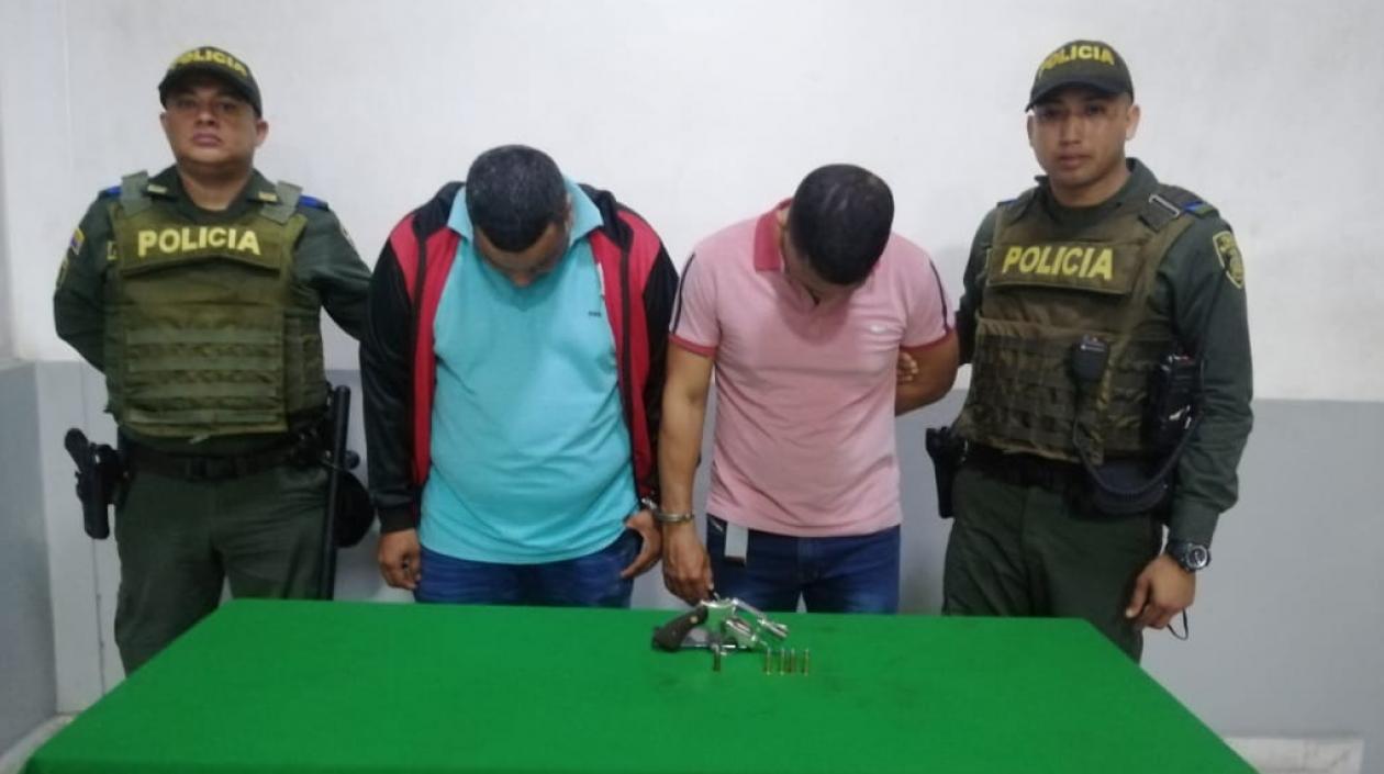 Los dos hombres fueron conducidos a la URI de la Fiscalía.
