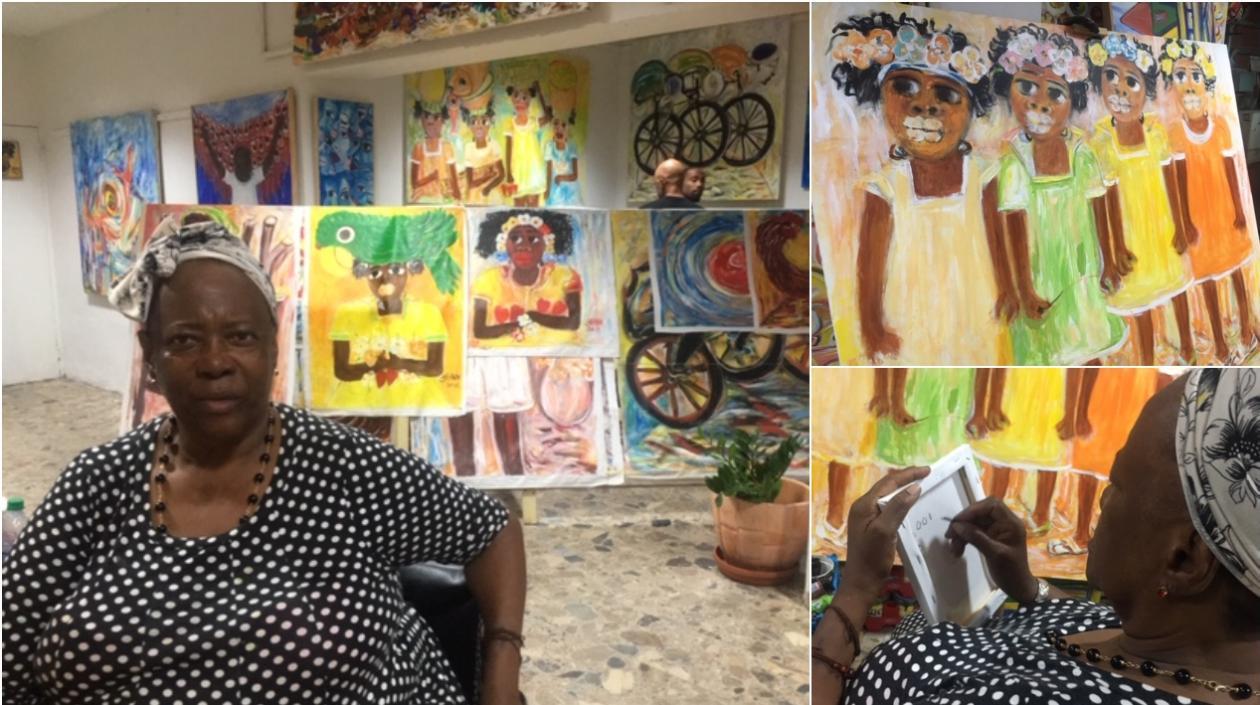 Jean Girigori, pintora de Curazao.
