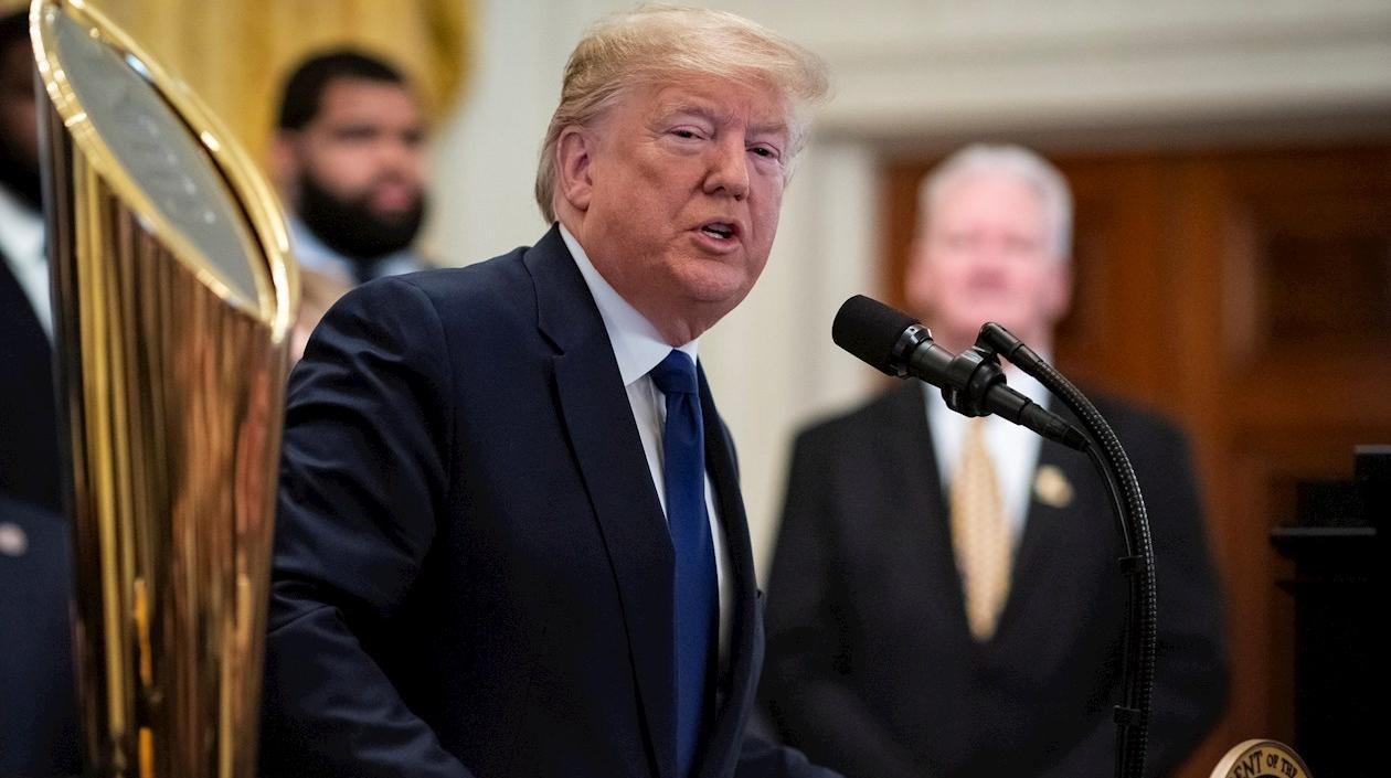 Donald Trump, presidente de los Estados Unidos.