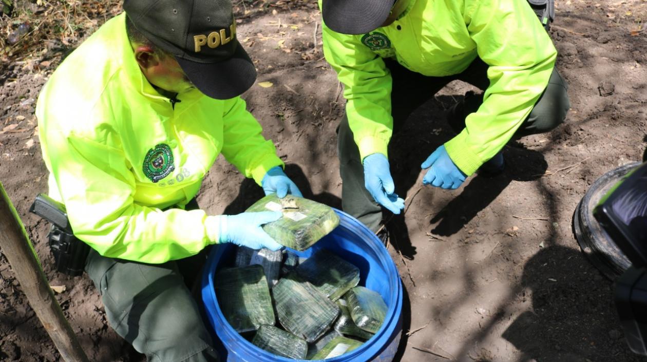 La droga encontrada.