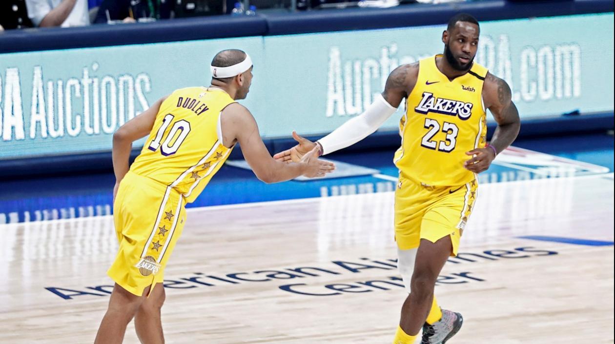 LeBron James, jugador de los Lakers de Los Ángeles. 