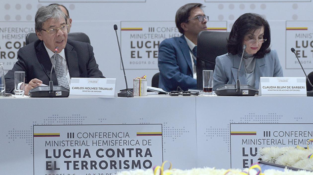 El ministro de Defensa, Carlos Holmes Trujillo.