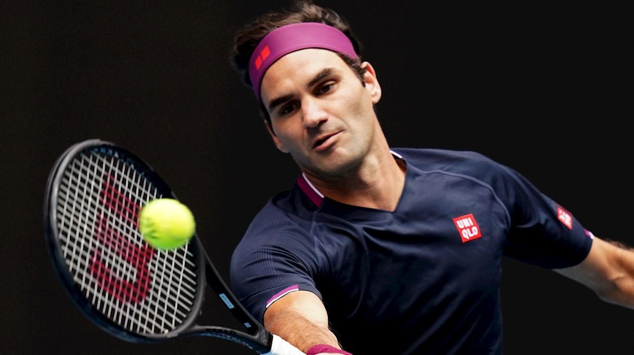 Roger Federer, tenista suizo. 
