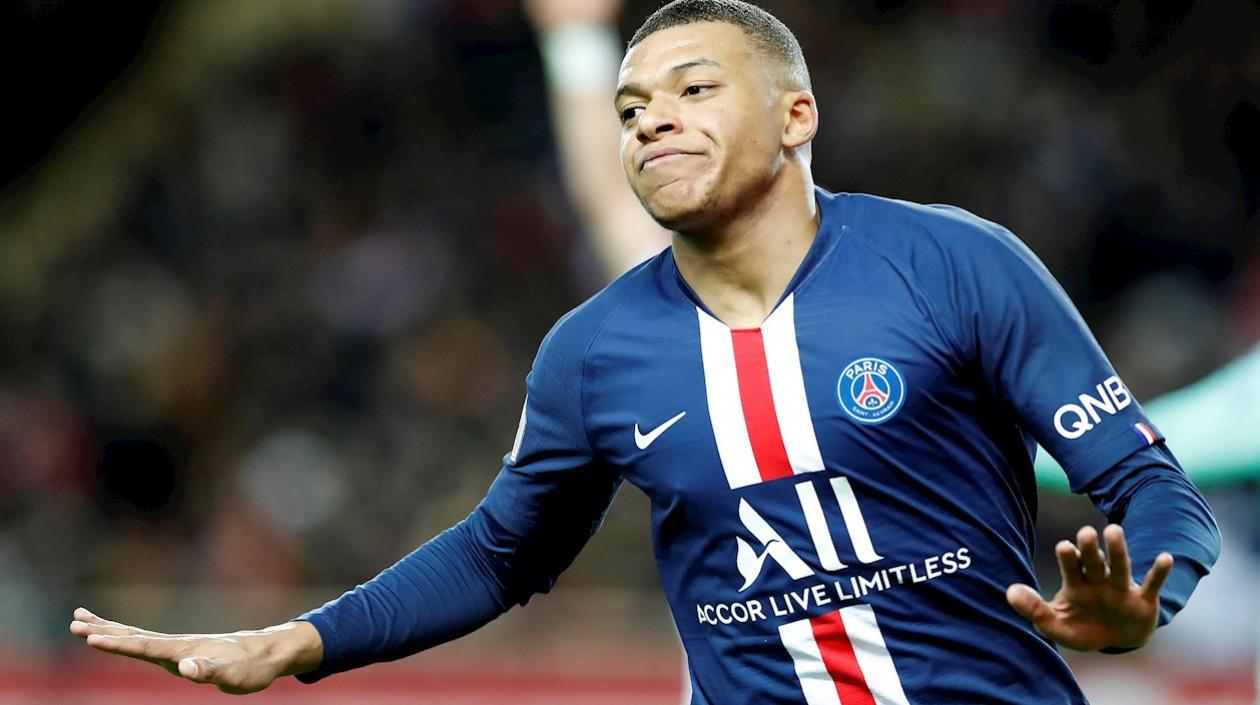 Kylian Mbappé, futbolista del París Saint Germain.