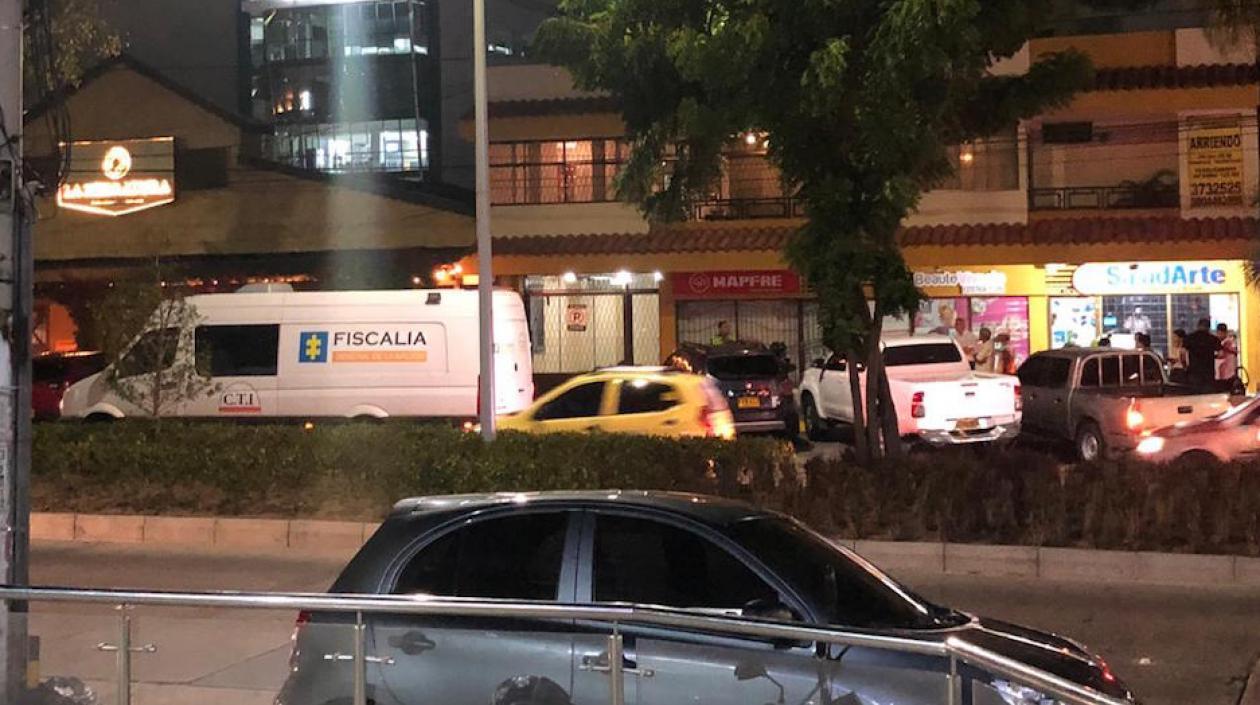 El CTI llegó al lugar de los hechos.