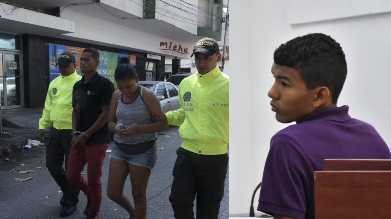 Luis Alberto Castillo Orozco, Yoselin Meza Salas y Andrés Felipe Ceballos Bolaños. 