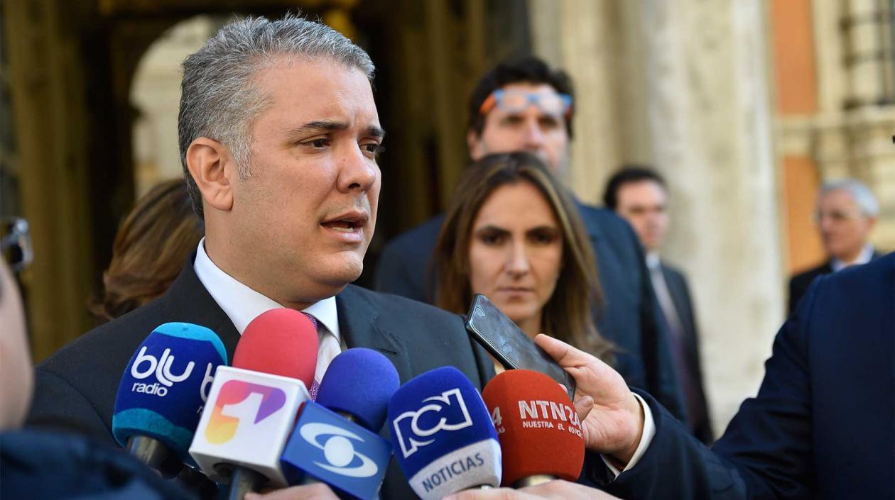 Iván Duque, Presidente de Colombia.