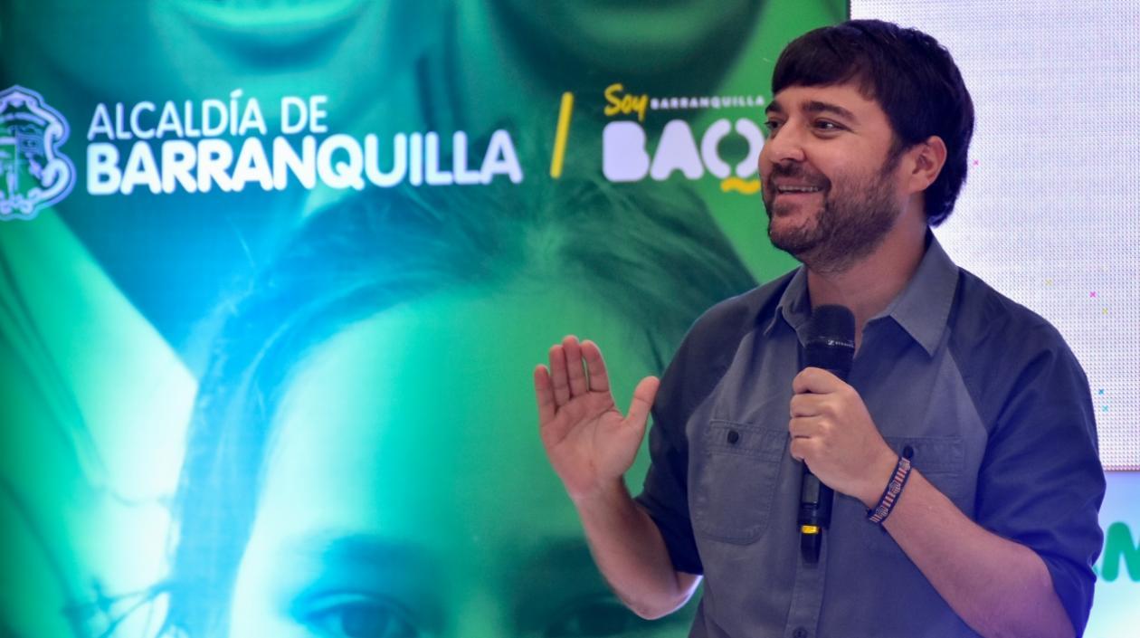 El Alcalde de Barranquilla, Jaime Pumarejo.