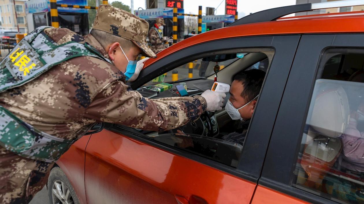 Imagen de los controles en China.