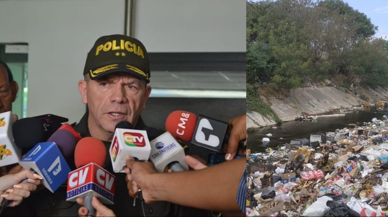 General Ricardo Alarcón, Comandante de la Policía Metropolitana de Barranquilla.