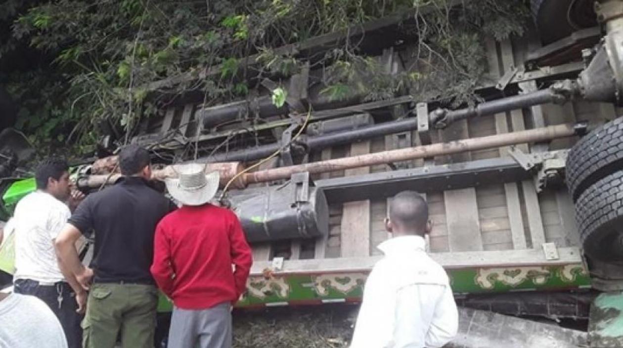 Lugar del accidente.