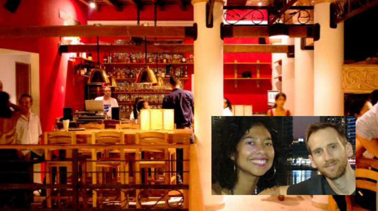 Carolina Villamizar y Fred Guillemet.