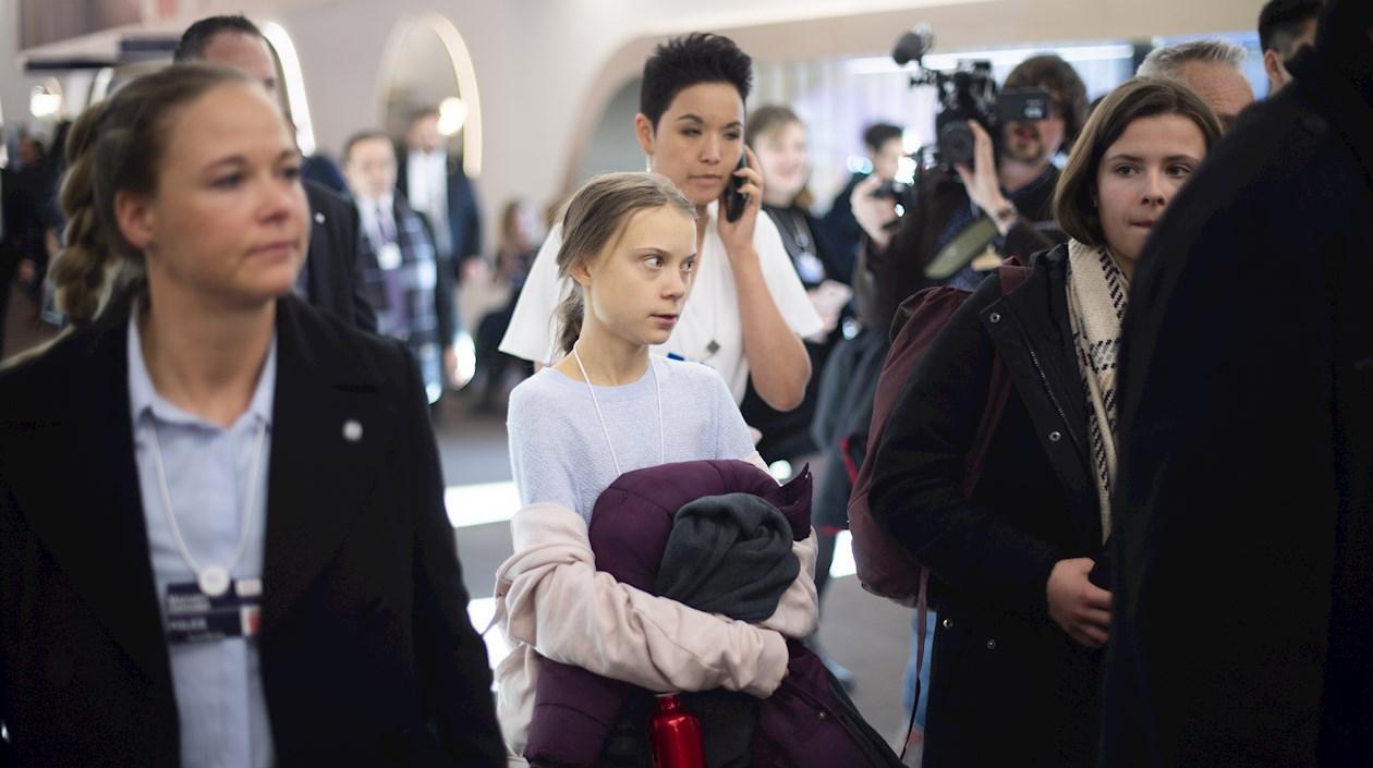 La activista sueca Greta Thunberg.