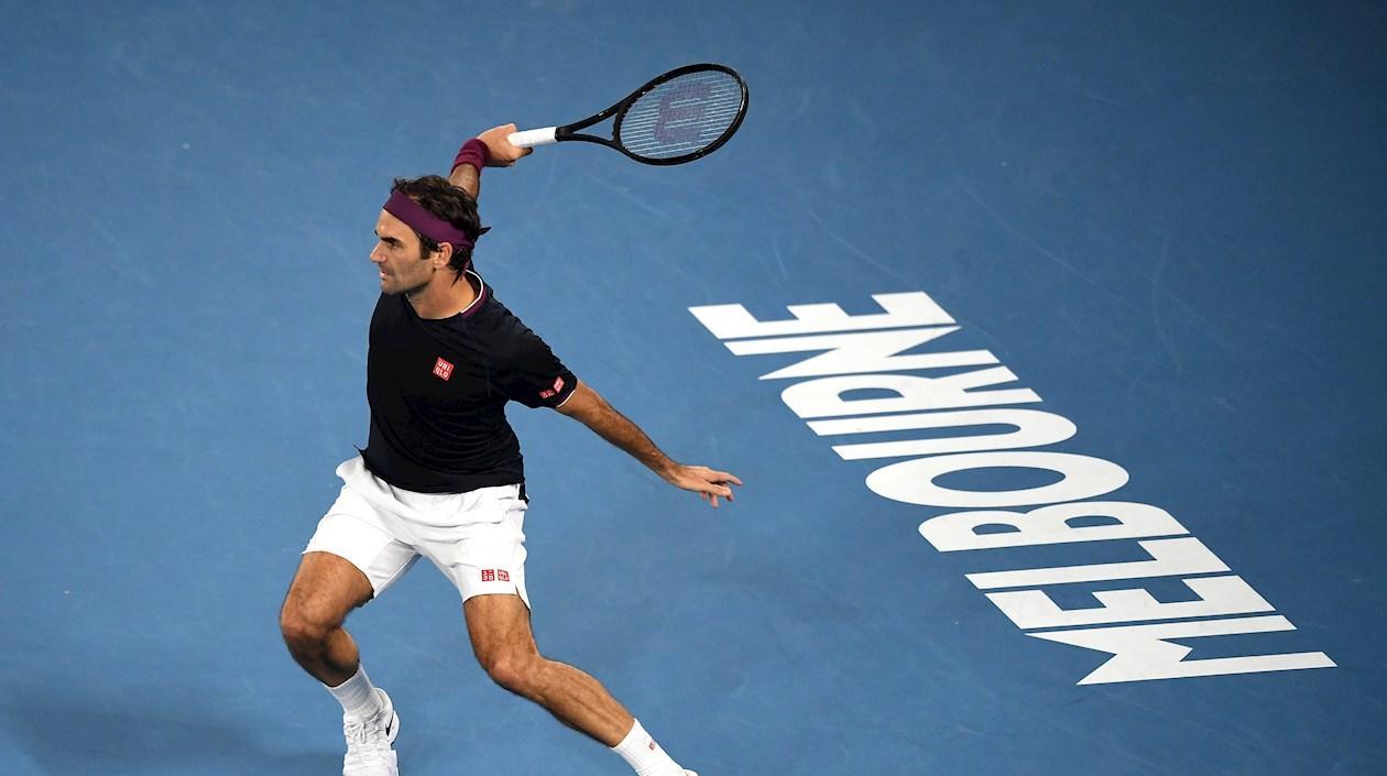Roger Federer, tenista suizo. 