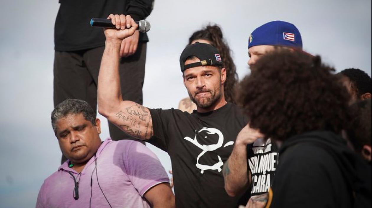 El cantante Ricky Martin.