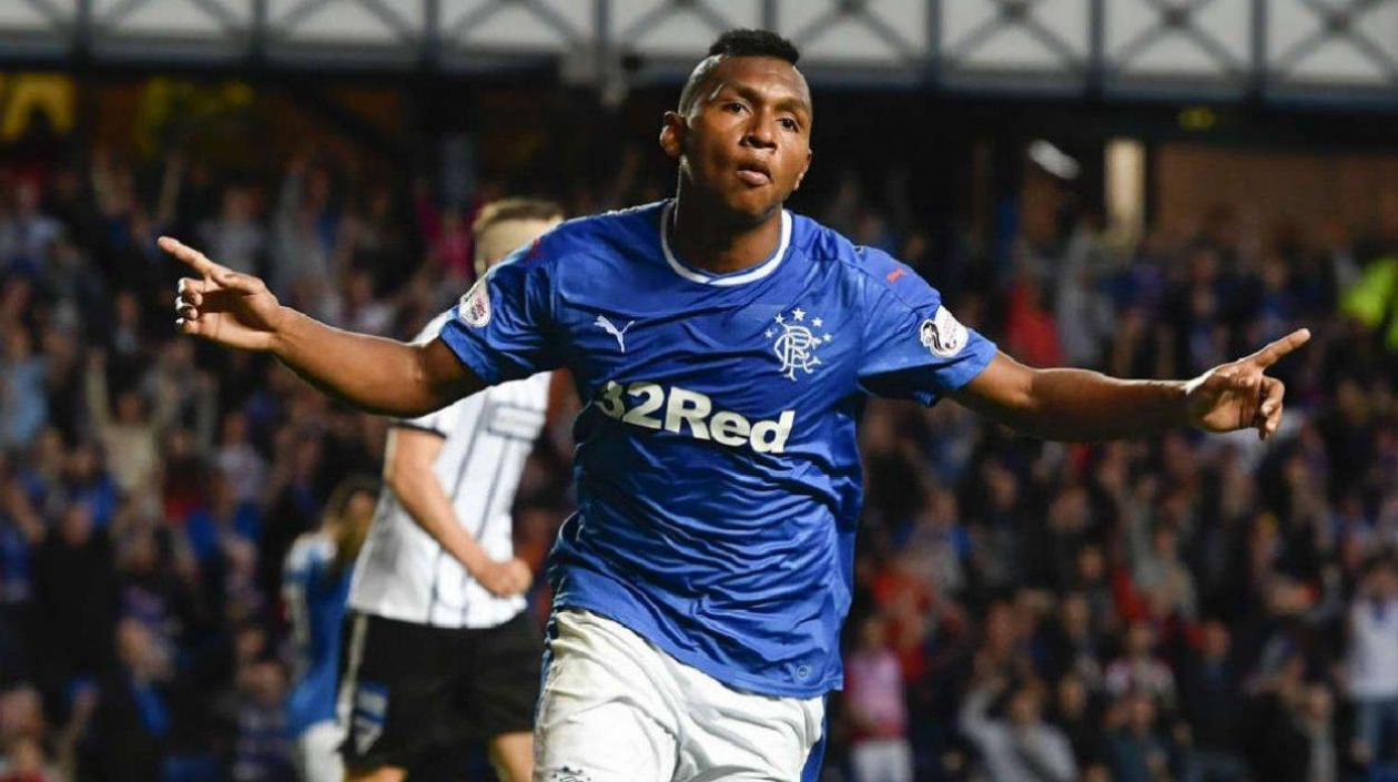 El delantero colombiano Alfredo Morelos.