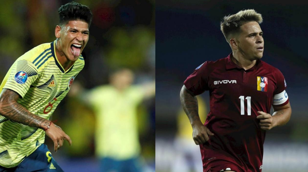 Jorge Carrascal y Yeferson Soteldo.