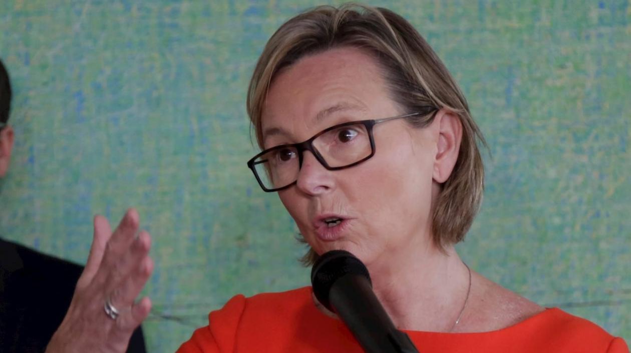 La embajadora de la Unión Europea (UE) en Colombia, Patricia Llombart