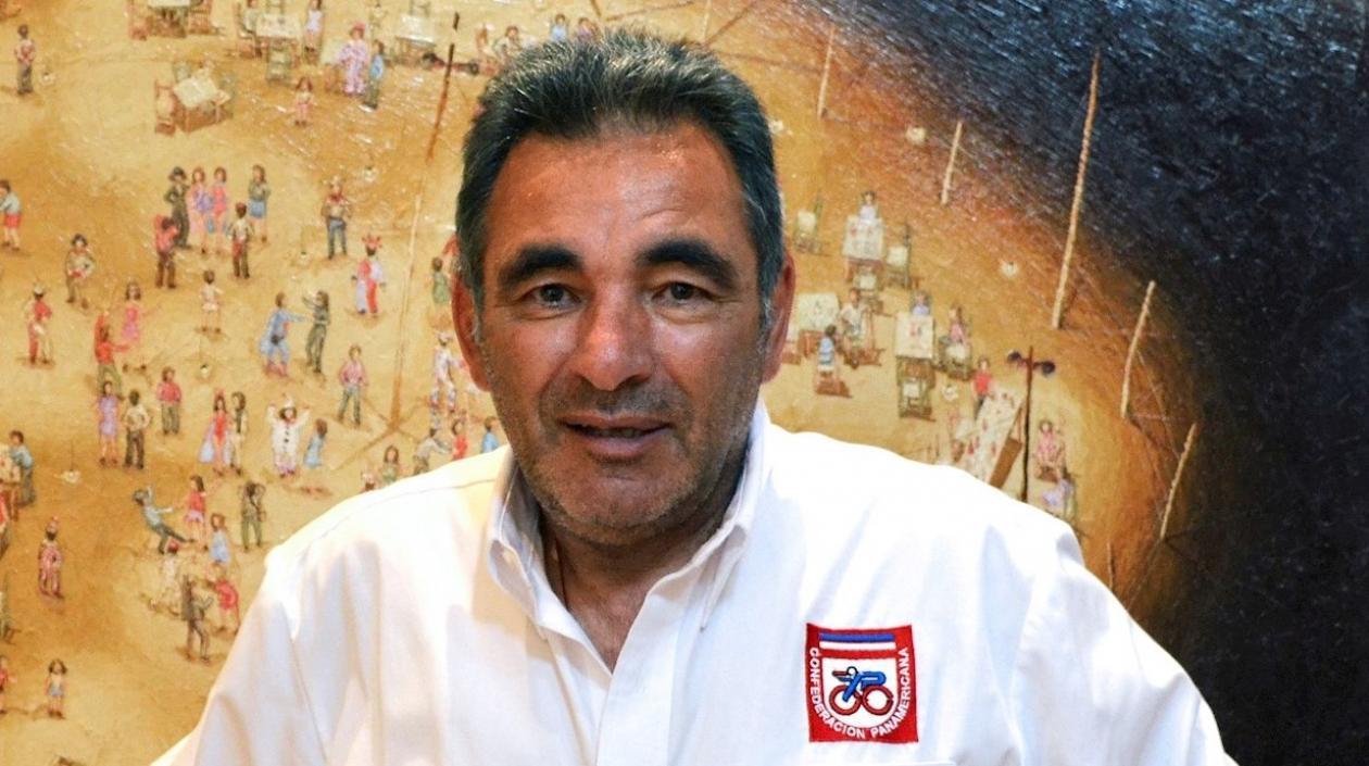 Gabriel Curuchet, presidente de la Unión Sudamericana de Ciclismo.