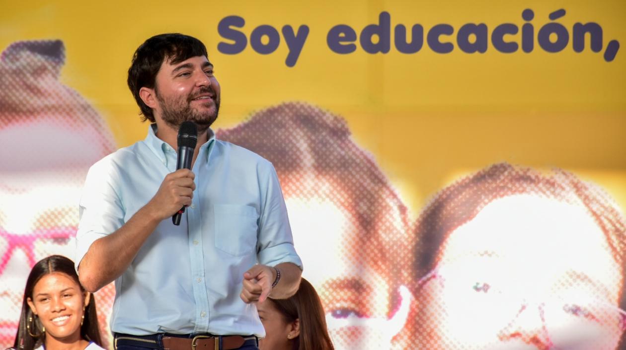 El Alcalde de Barranquilla, Jaime Pumarejo.