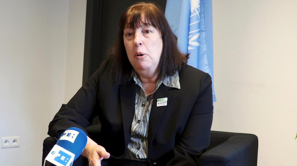 Virginia Gamba, representante especial de la ONU.
