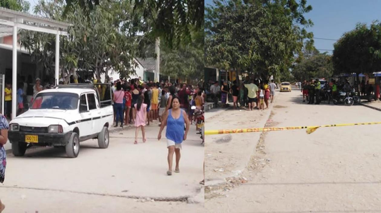 Lugar donde ocurrieron los hechos.