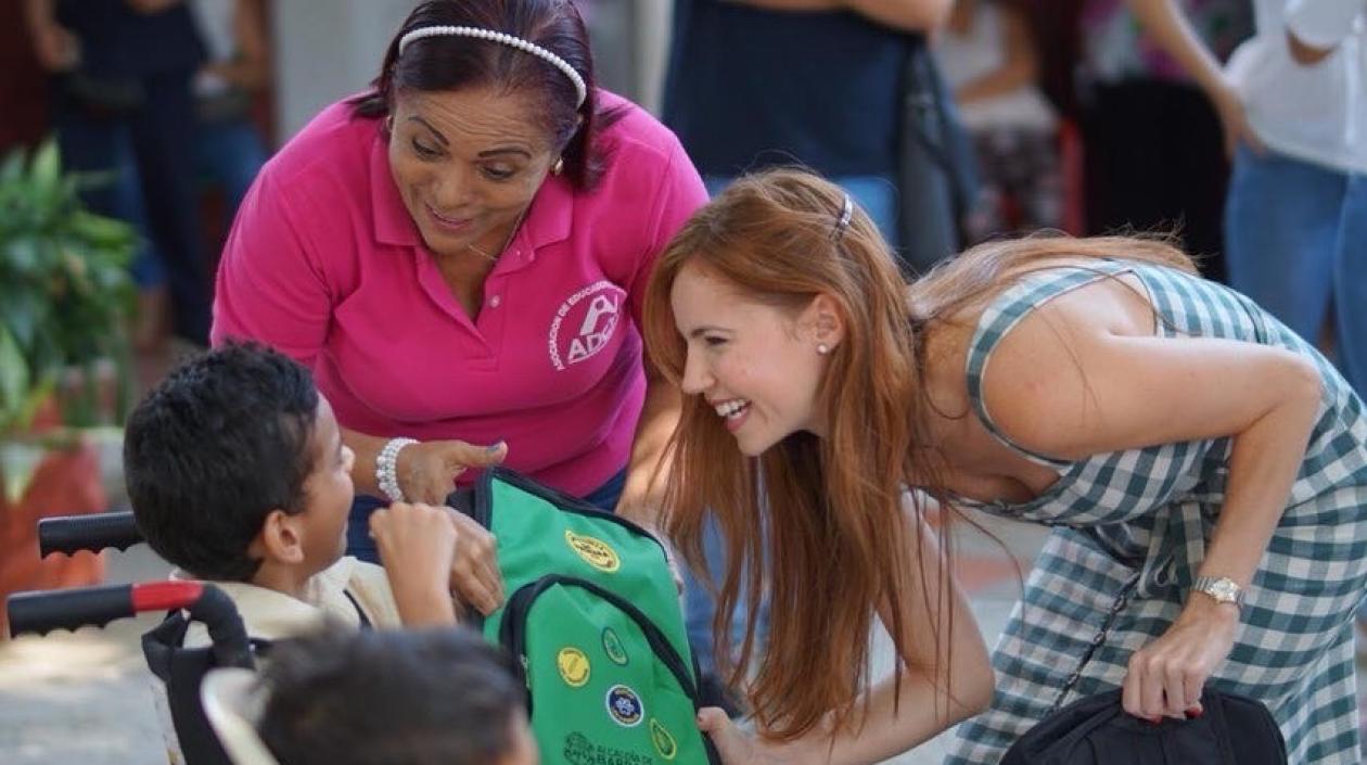 La primera dama del Distrito, Silvana Puello.