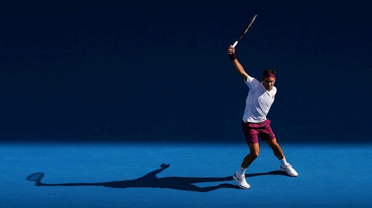 Roger Federer, tenista suizo. 