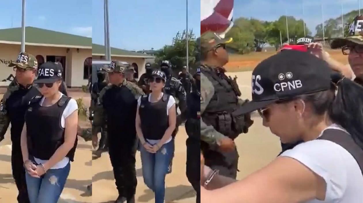 Maduro revela video de Aida Merlano custodiada por el FAES.