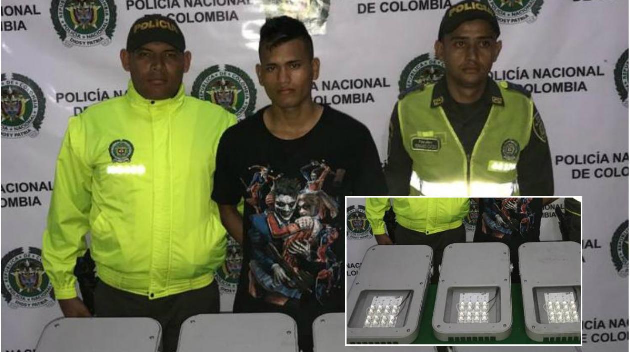 Johan Farid Mazenett Reales, alias 'El lindo'.