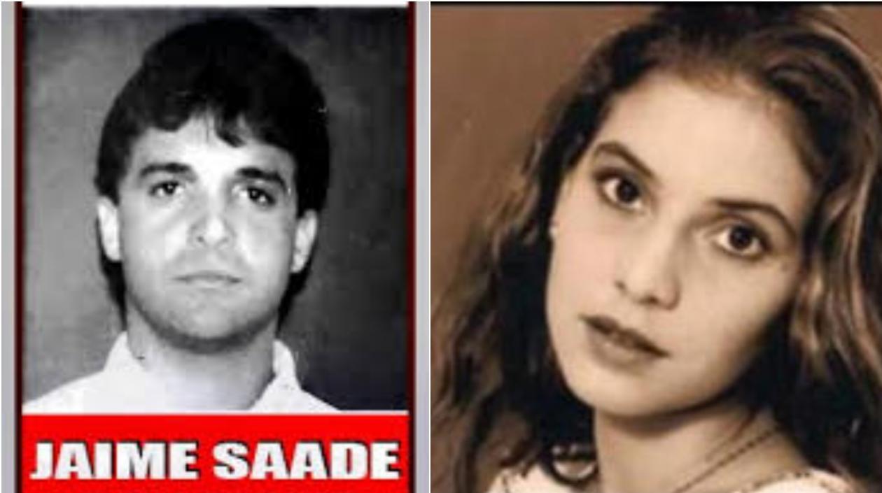 Jaime Saade, en una antigua foto. En la otra, la joven Nancy Mestre.
