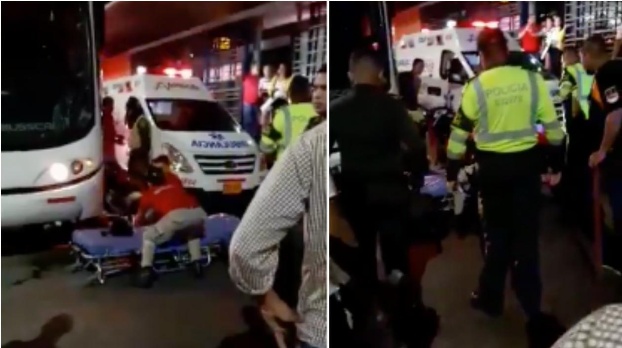 El transeúnte fue arrollado por el R1, a la altura de Chiquinquirá.