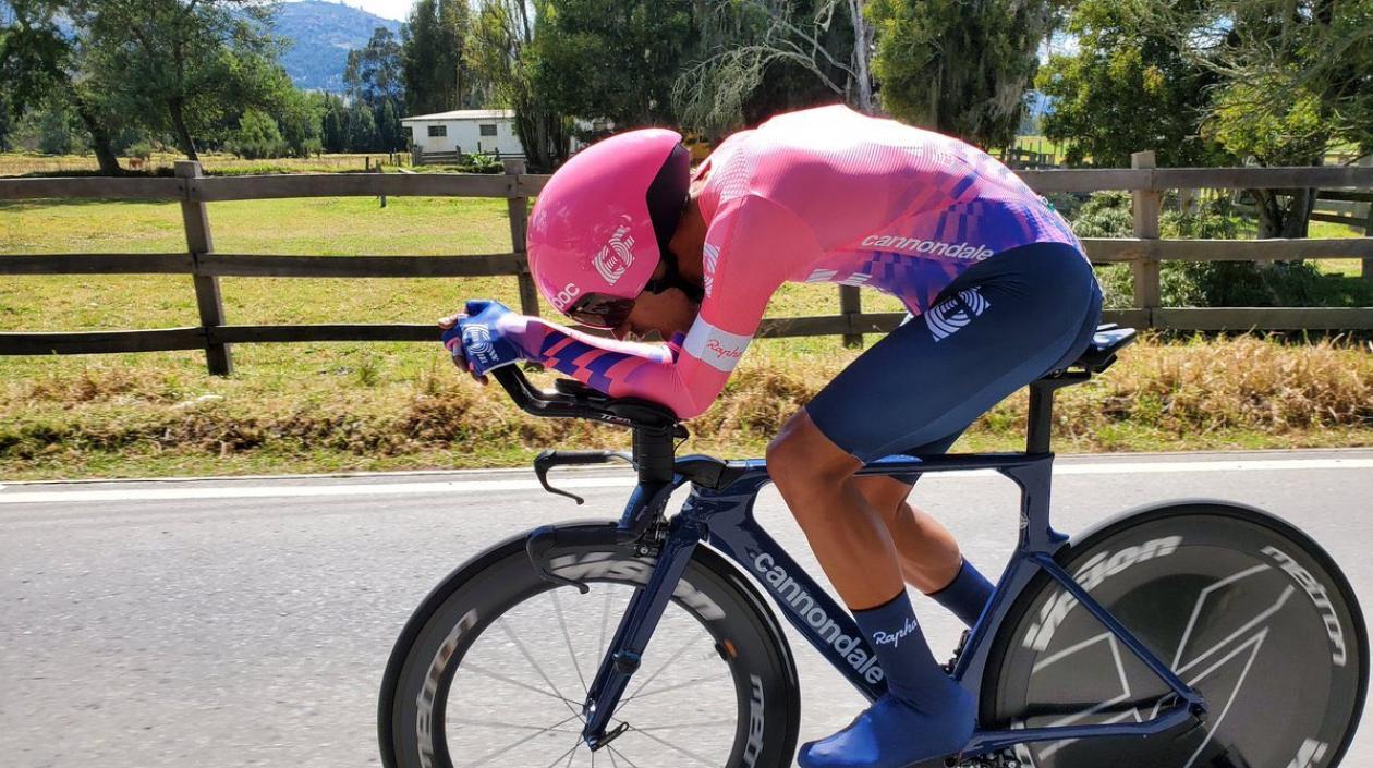 Daniel Felipe Martínez, ciclista del EF. 