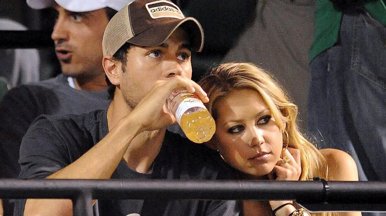 El cantante español Enrique Iglesias y la extenista Anna Kournikova.