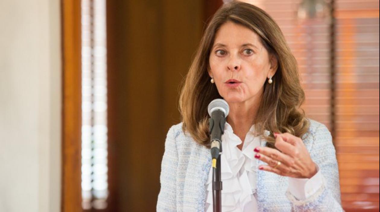 La Vicepresidenta de la República, Marta Lucía Ramírez.