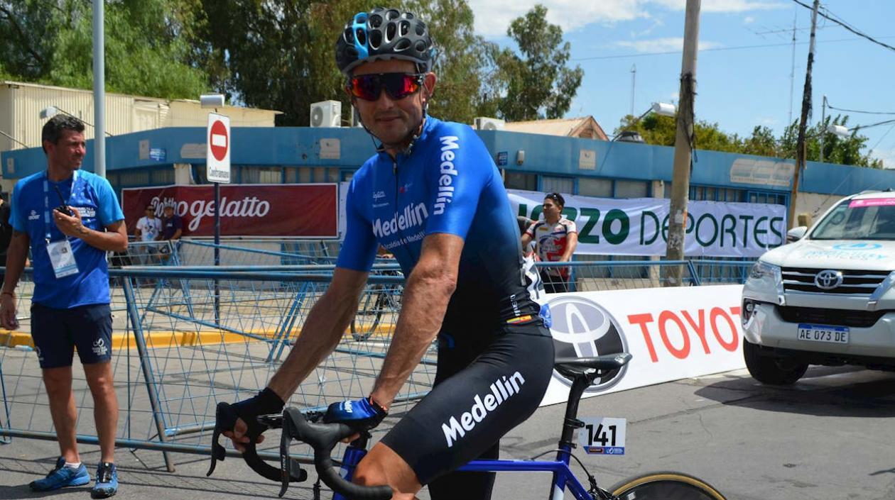 Óscar Sevilla, ciclista español. 