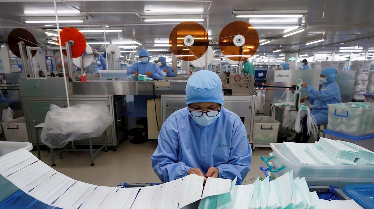 Fábrica de tapaboca y productos quirúrgicos.