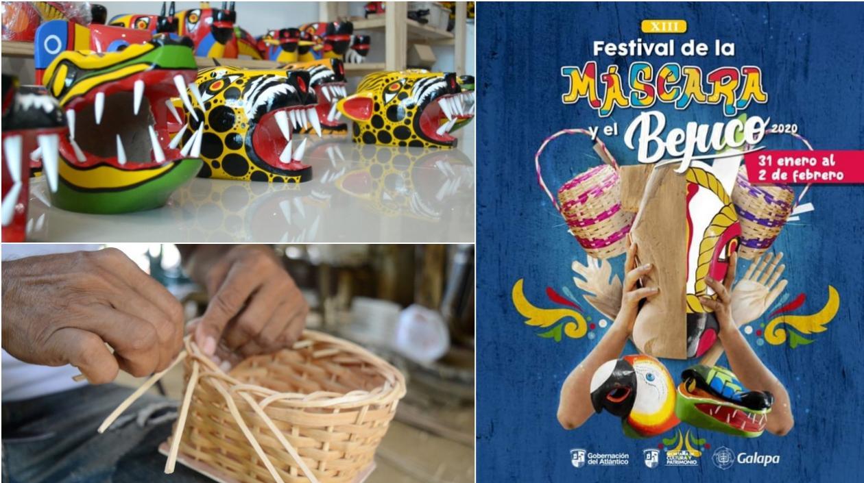 Este fin de semana el Festival de la Máscara y el Bejuco en Galapa.